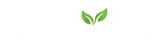 NASCI produce logo white